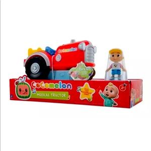 CoComelon Official Musical Toy Tractor w/ Sounds & 3-inch JJ Farm Figure NEW